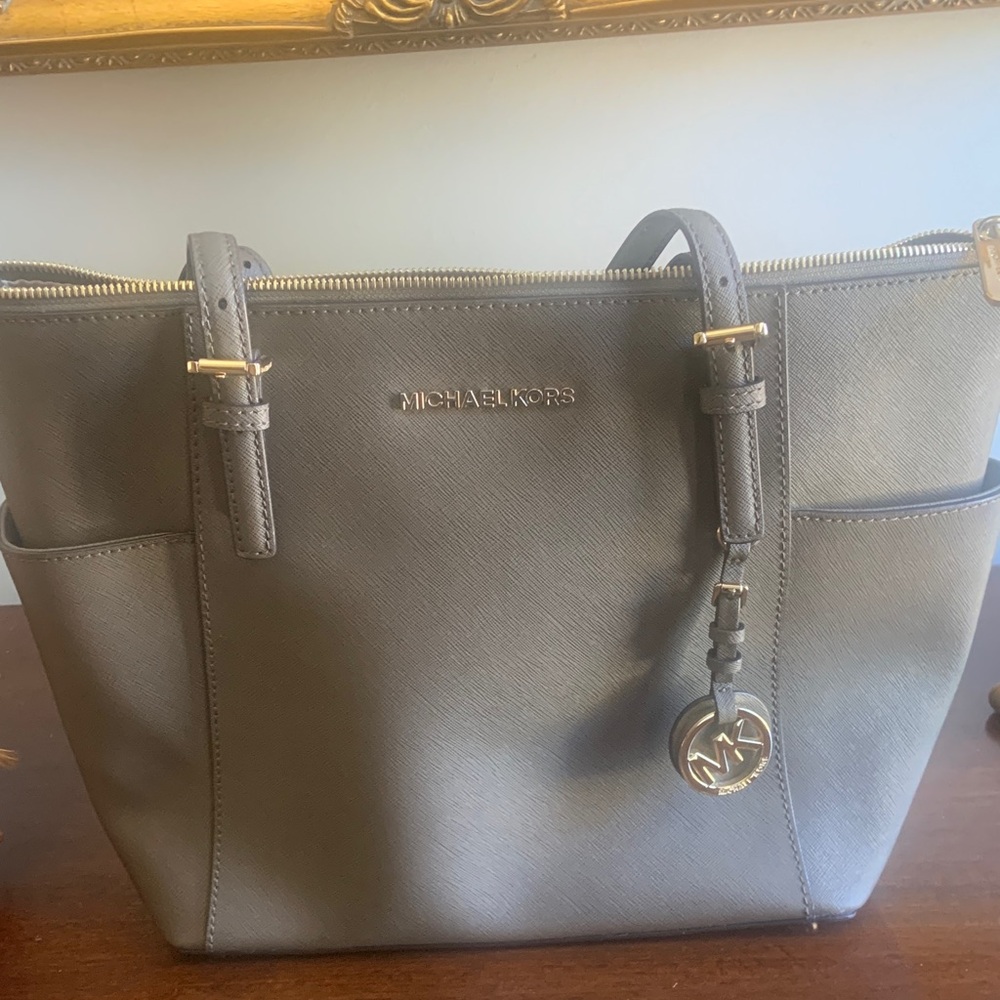 Michael Kors Charcoal brown Tote Bag